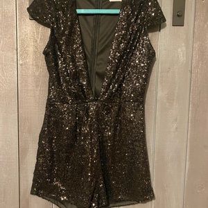 sequins romper
